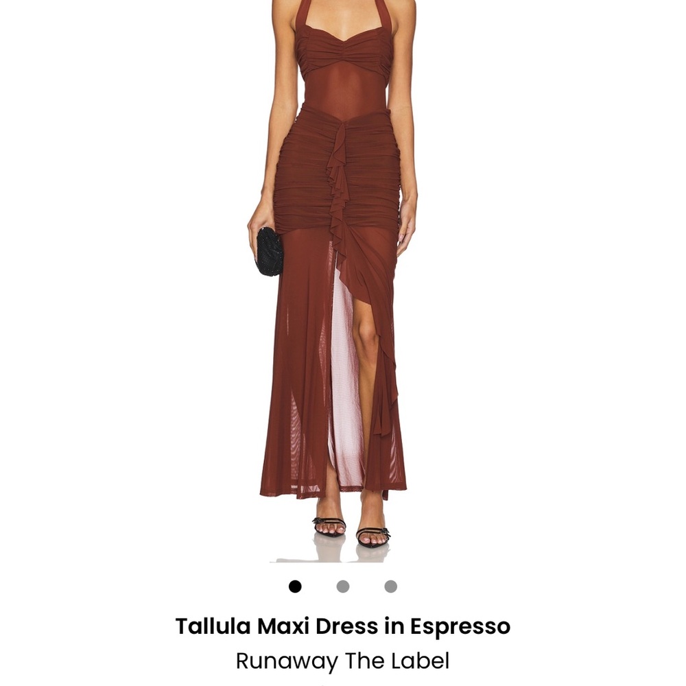 Runaway the Label Tallula Maxi Dress in Espresso